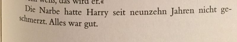 Harry Potter letzter Satz